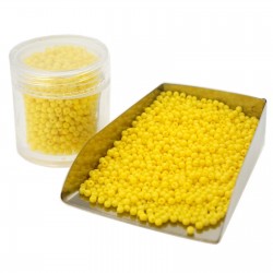 Opaque Lemon Yellow Seed bead