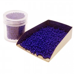 Opaque Royal blue seed bead