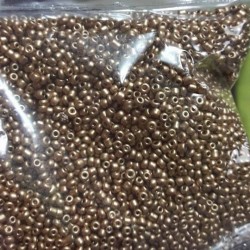Antique gold seed bead