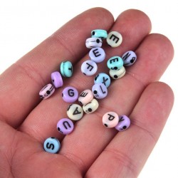 Candy Acrylic Flat Beads