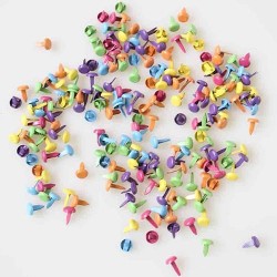 Mixed Colors Metal Brads
