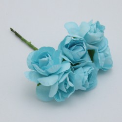 Blue Paper flower - 3-4cm approx
