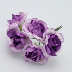 Purple 2 tone Rose - 3cm