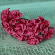 Dark pink Glitter mulberry flower