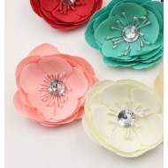 7cm Silk diamond Bowl flower