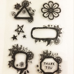 Thank you star stamp