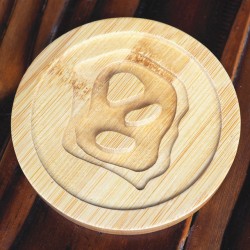 Round Wood Coaster 1