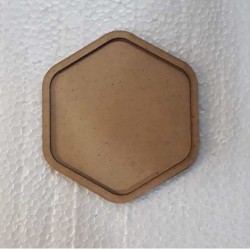 Hexagon Mdf Coaster